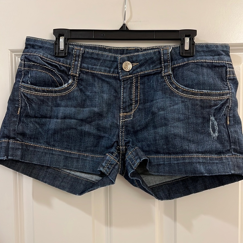 See Thru Soul ladies jean shorts